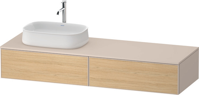 Duravit Waschtischunterschrank wandhängend „Zencha“ 160 × 28,1 × 55 cm