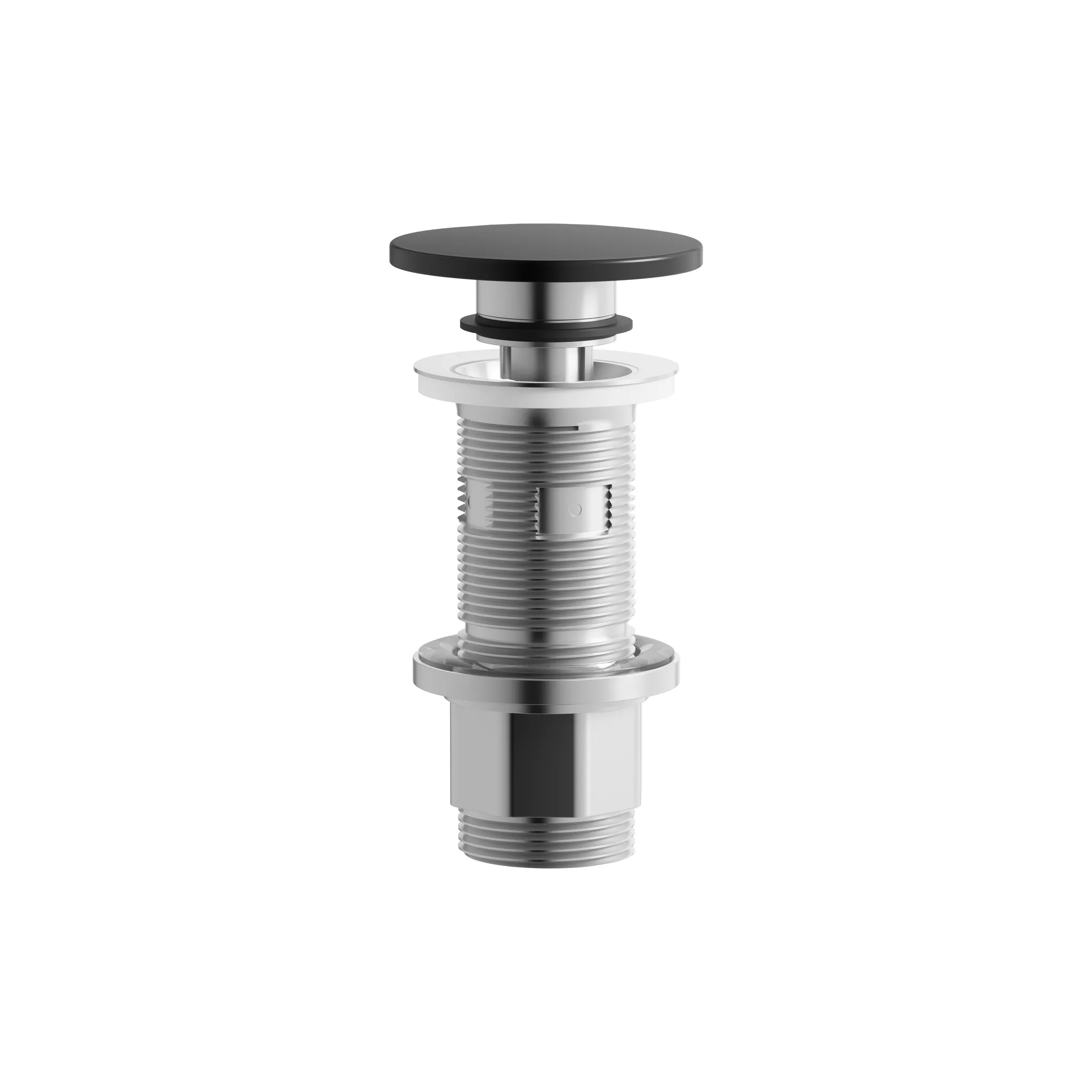 Laufen Ablaufventil Klick-Klack 74 x 74 mm in schwarz matt