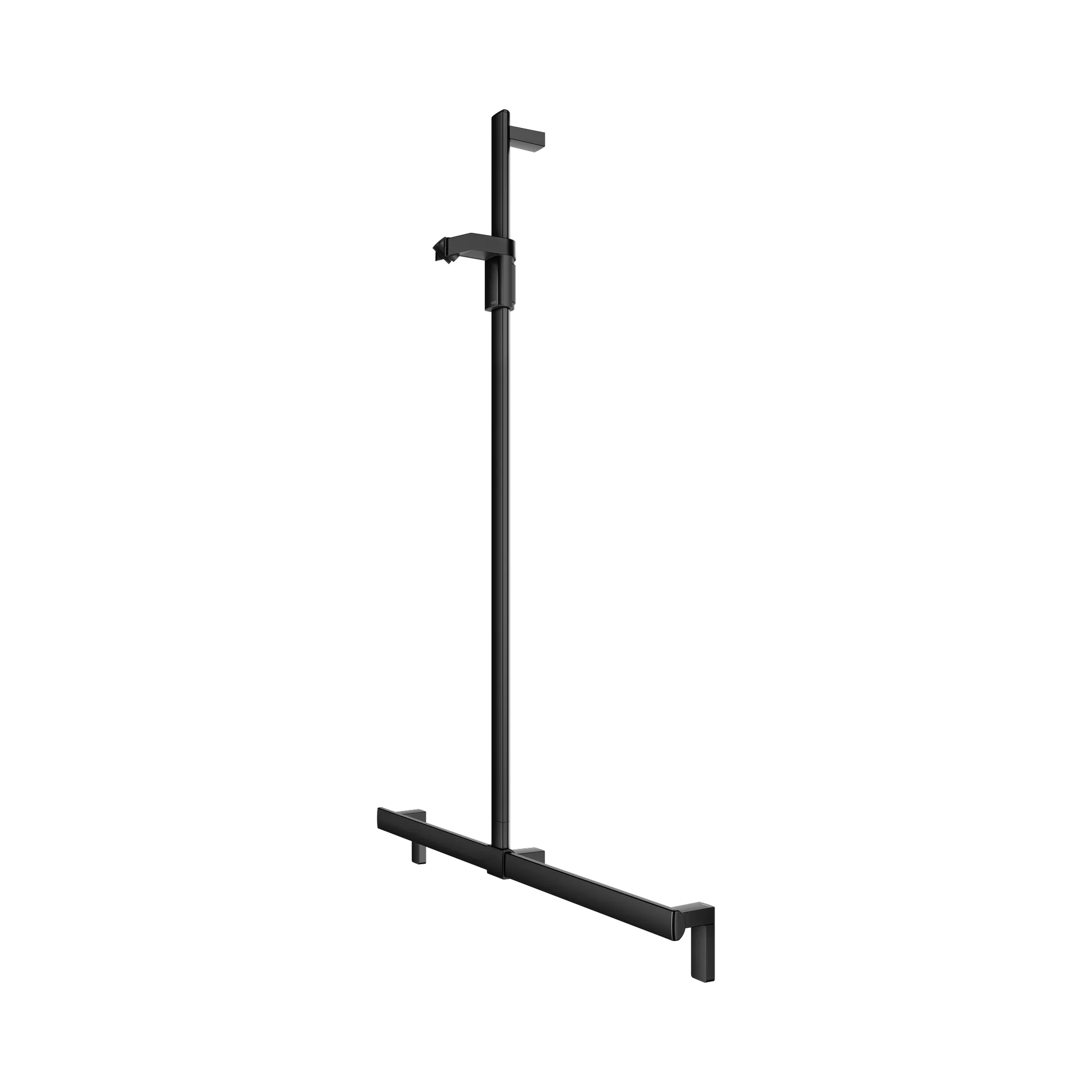 KEUCO Duschhandlauf mit Brausestange „Axess“ 932 × 1000 × 1301 mm Ausführung in Schwarz (matt)
