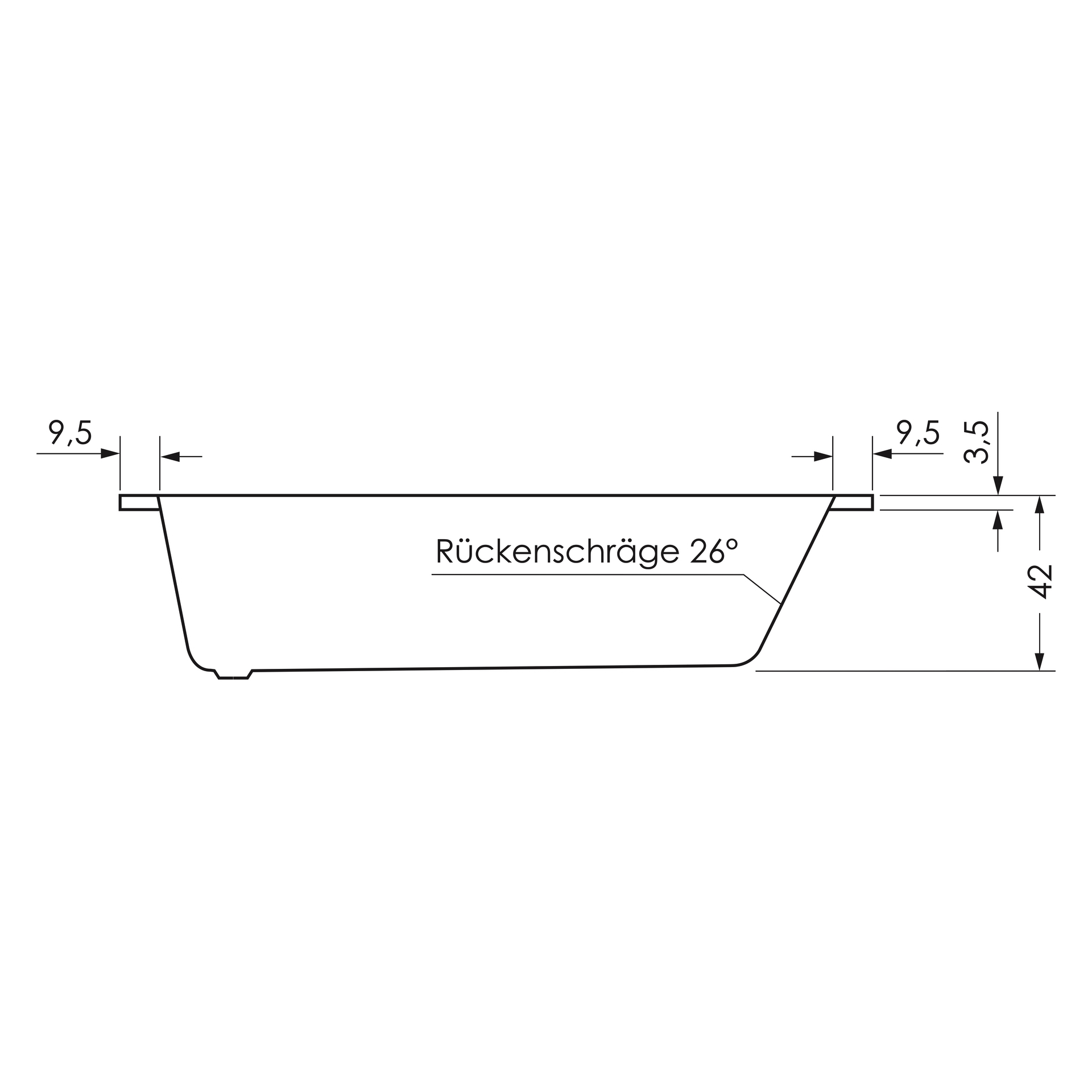 repaBAD Badewanne „Abano Mono“ rechteck 1800 × 800 mm, Fußablauf in Weiß repaBAD Badewanne „Abano Mono“ rechteck 1800 × 800 mm, Fußablauf in Weiß