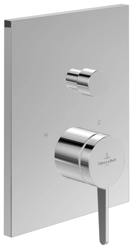 Villeroy & Boch Conum Unterputz-Einhebel-Armatur TVT127001000 Chrom Villeroy & Boch Conum Unterputz-Einhebel-Armatur TVT127001000 Chrom