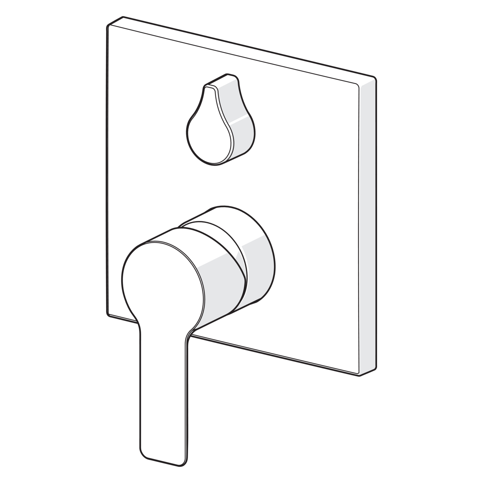 Einhebelmischer Fertigmontageset für Wanne/Brause LIGNA 8385 Rosette eckig Chrom Einhebelmischer Fertigmontageset für Wanne/Brause LIGNA 8385 Rosette eckig Chrom