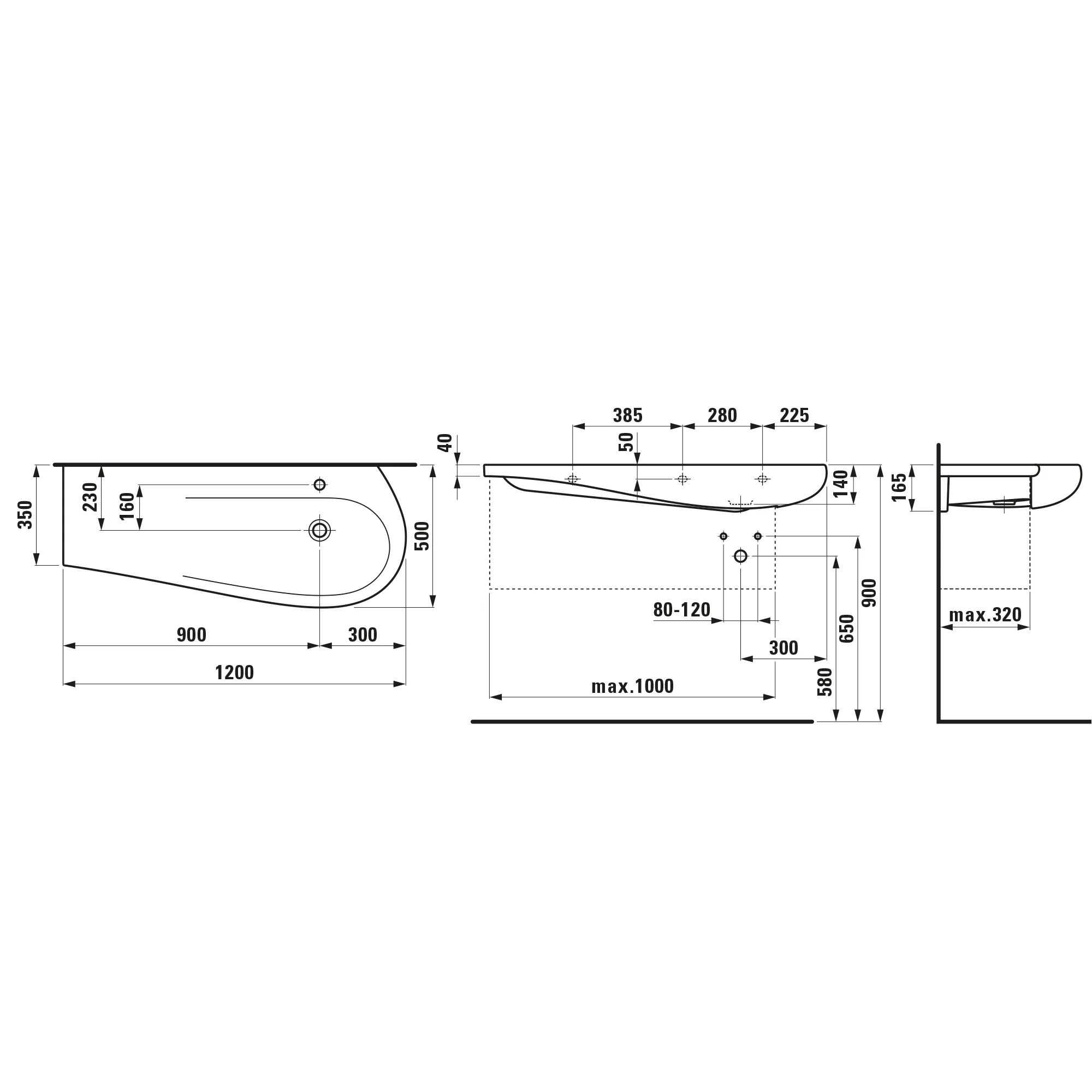 Waschbecken „Ilbagnoalessi“, Hahnlochposition mittig in Kaffee (matt) Waschbecken „Ilbagnoalessi“, Hahnlochposition mittig in Kaffee (matt)