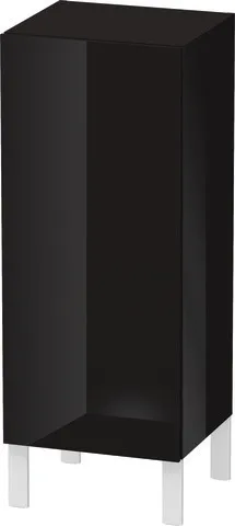 Duravit Halbhochschrank „L-Cube“ 25 × 60 × 20 cm Schwarz Hochglanz