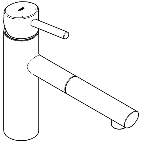 Grohe Concetto Einhand-Spültischbatterie, ½, Niederdruck, für offene Warmwasserbereiter, mittelhoher Auslauf, Einlochmontage, Grohe Long-Life Oberfläche, Grohe SilkMove 35 mm Keramikkartusche, herausziehbare Laminarbrause, variabel einstellbare Mengenbeg Grohe Concetto Einhand-Spültischbatterie, ½, Niederdruck, für offene Warmwasserbereiter, mittelhoher Auslauf, Einlochmontage, Grohe Long-Life Oberfläche, Grohe SilkMove 35 mm Keramikkartusche, herausziehbare Laminarbrause, variabel einstellbare Mengenbeg