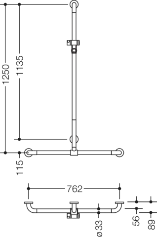 HEWI Haltegriff „Serie 801“ HEWI Haltegriff „Serie 801“
