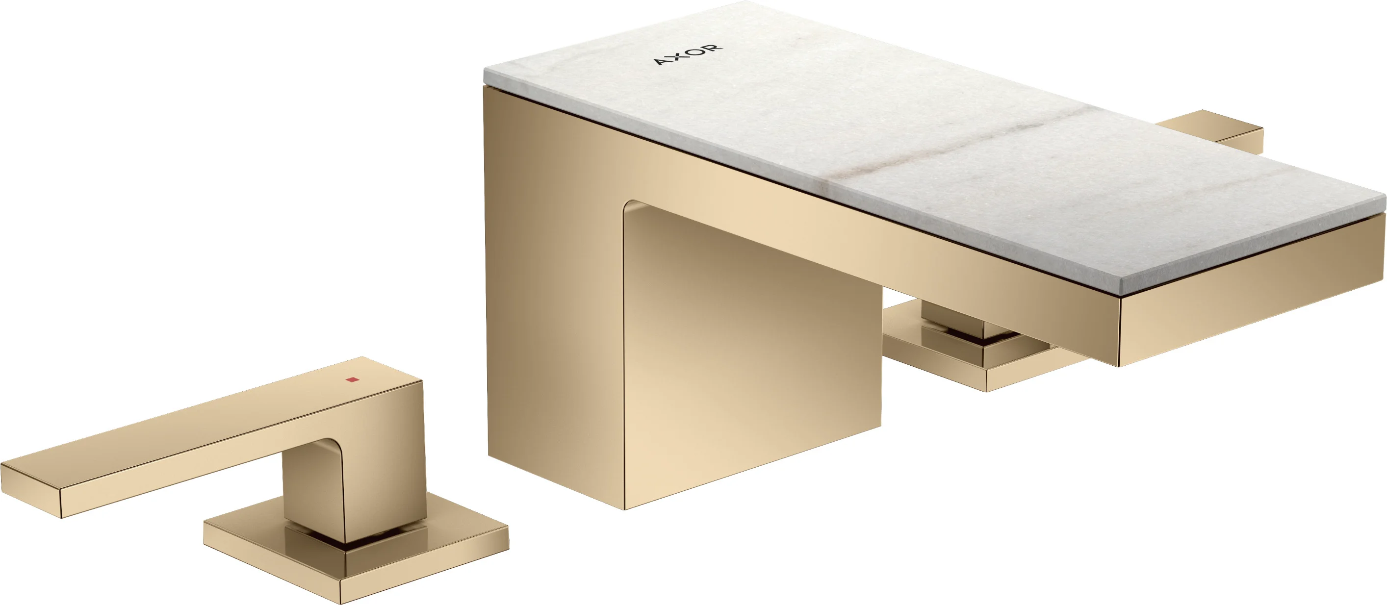 Hansgrohe AXOR MyEdition Platte 200 mm Marmor Lasa Covelano Vena Oro abnehmbar Hansgrohe AXOR MyEdition Platte 200 mm Marmor Lasa Covelano Vena Oro abnehmbar
