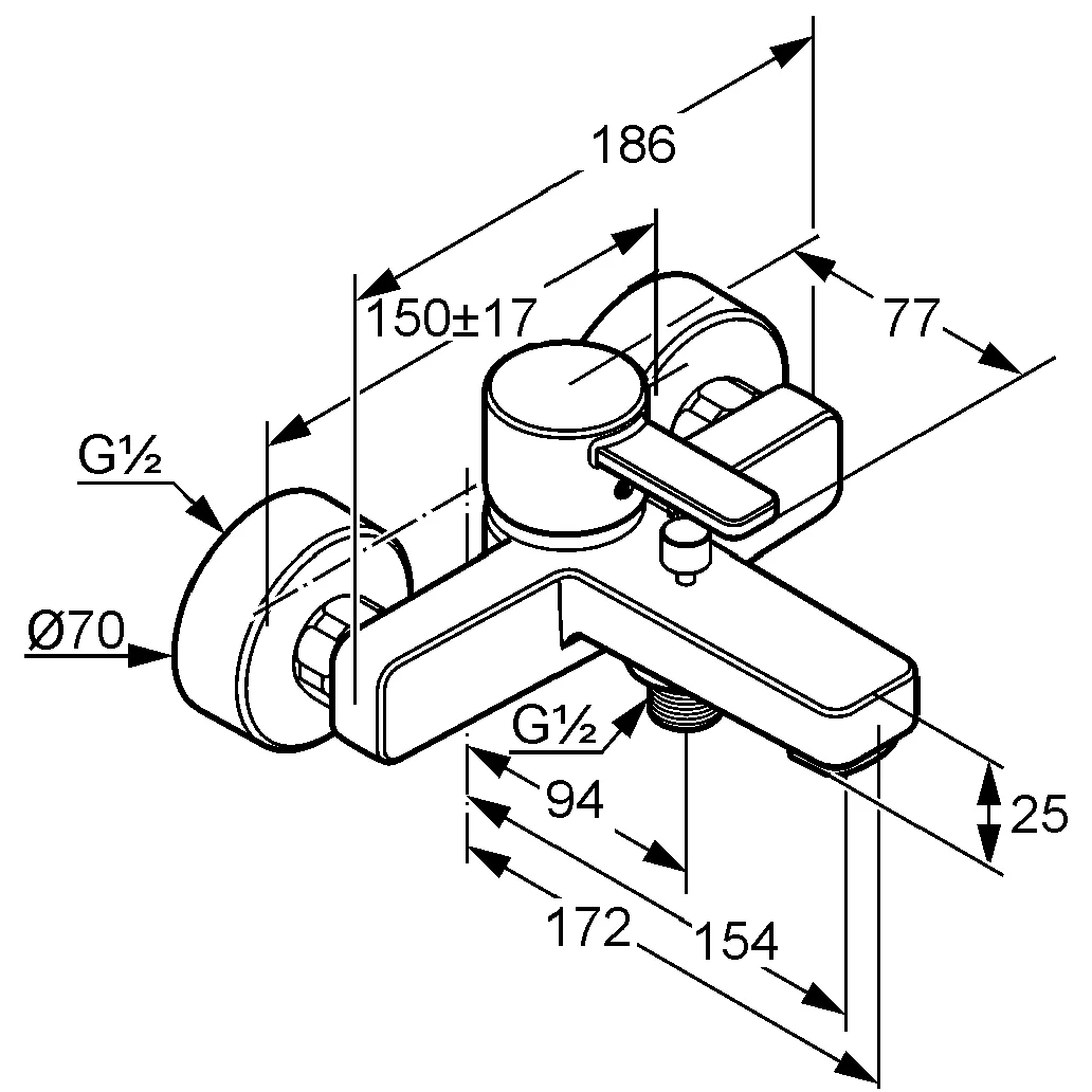 Kludi ZENTA WFB-Einhandmischer DN 15, eigensicher chrom Kludi ZENTA WFB-Einhandmischer DN 15, eigensicher chrom