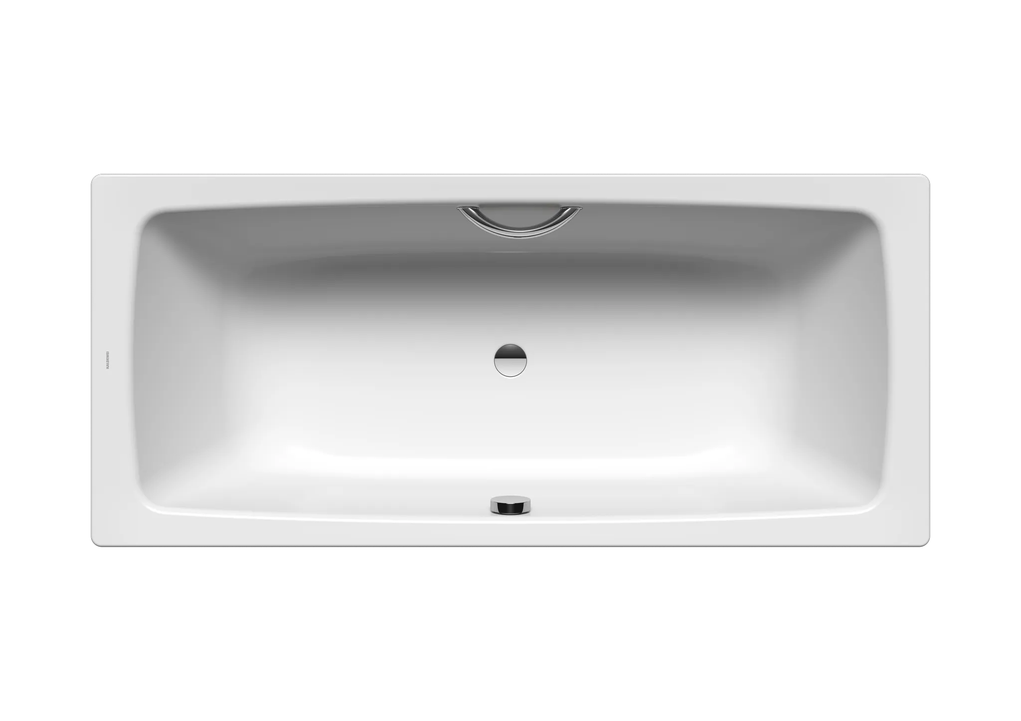Kaldewei Badewanne „Cayono Duo“ rechteck 180 × 80 cm, mit Grifflochbohrungen in alpinweiß