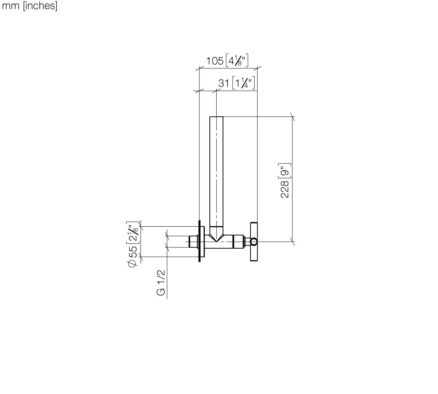 Eckventil TARA Chrom 22900892