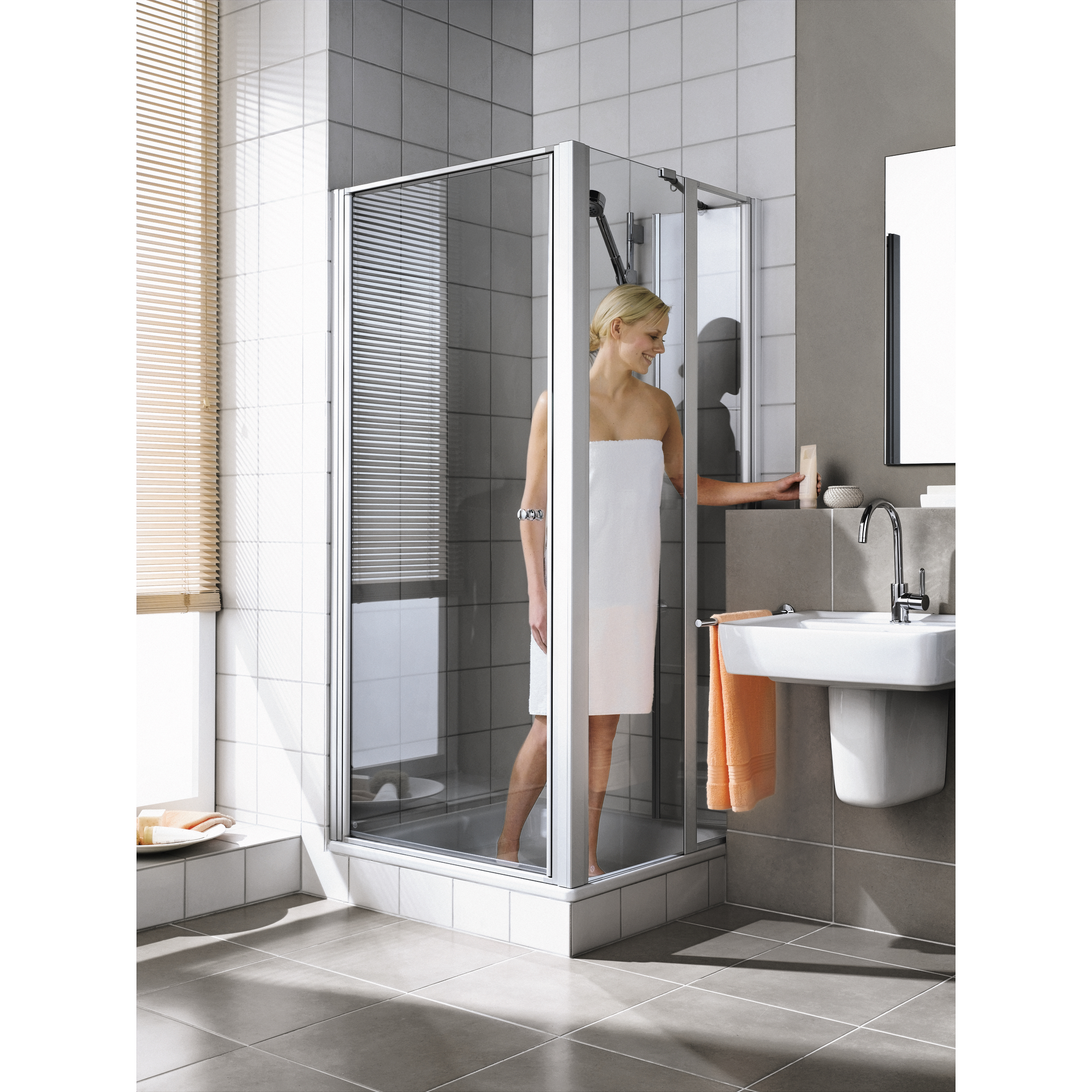 Kermi Seitenwand für Bad und Dusche „IBIZA 2000“ 70 × 175 cm