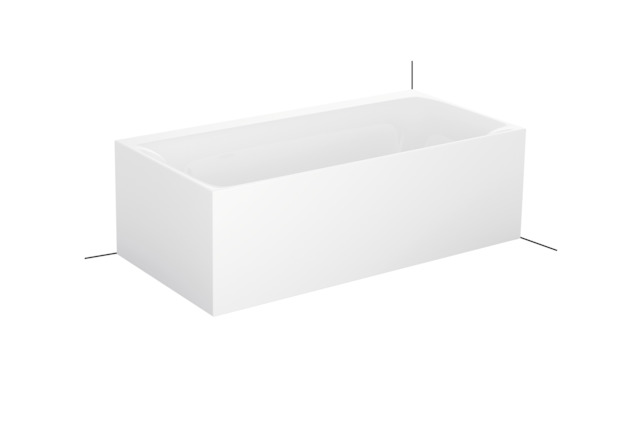 Bette rechteck Badewanne „BetteLux V Silhouette Side“ 170 × 85 cm in Weiß, 