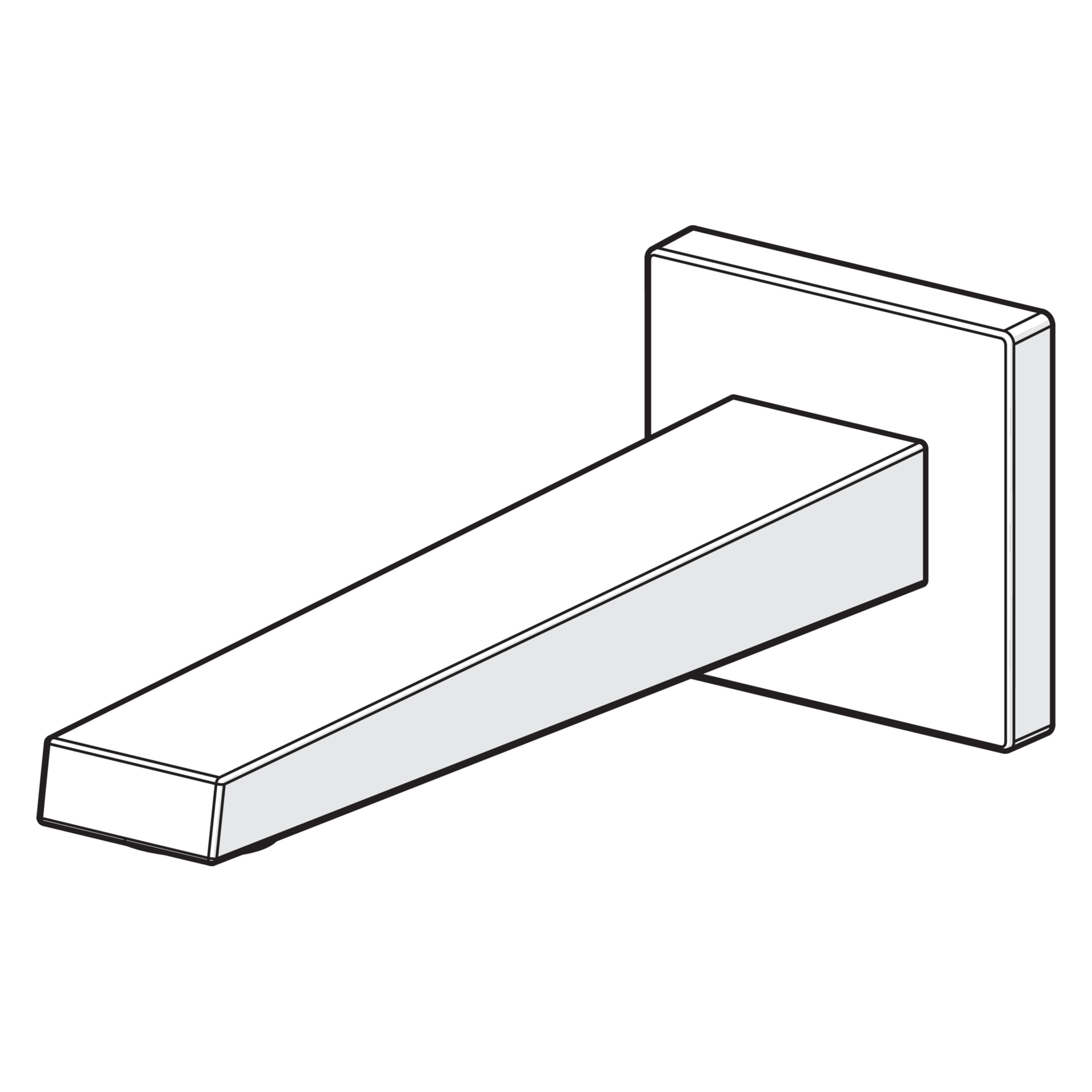 Auslauf für Armaturen „Loft“ in Chrom Auslauf für Armaturen „Loft“ in Chrom