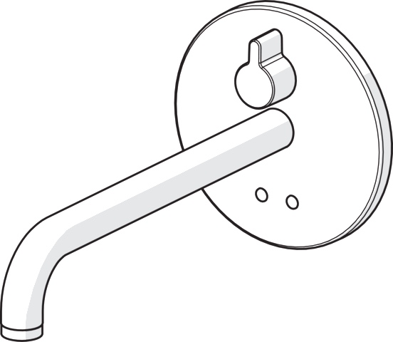 Hansa Waschtischarmatur, elektronisch „Electra“ Ausladung 310 mm in Chrom Hansa Waschtischarmatur, elektronisch „Electra“ Ausladung 310 mm in Chrom