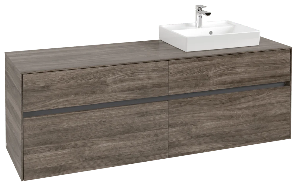 Villeroy & Boch Collaro Waschbeckenunterschrank 1600x548x500mm Stone Oak