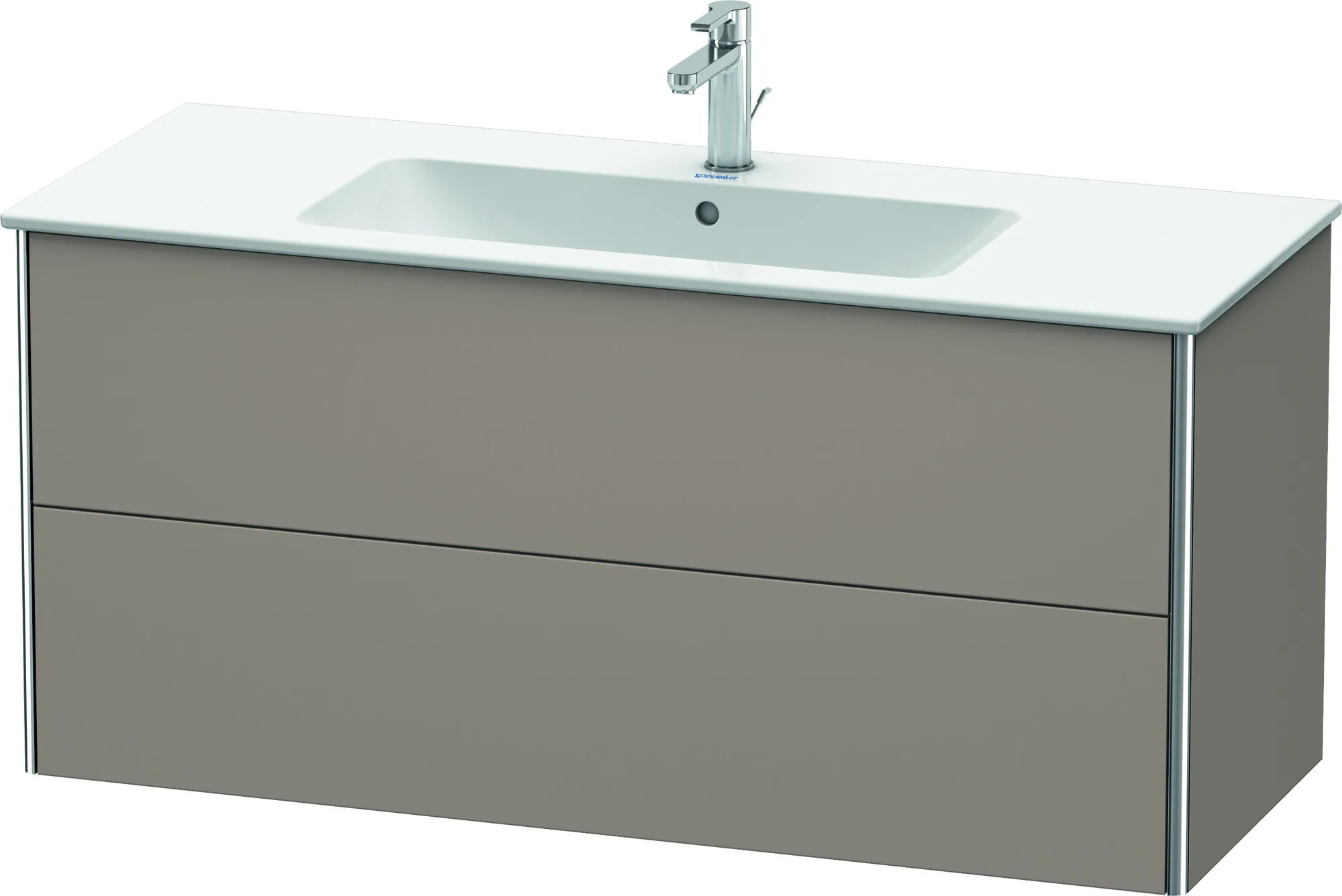 Duravit Waschtischunterschrank wandhängend „XSquare“ 121 × 56 × 47,8 cm Basalt Matt Duravit Waschtischunterschrank wandhängend „XSquare“ 121 × 56 × 47,8 cm Basalt Matt