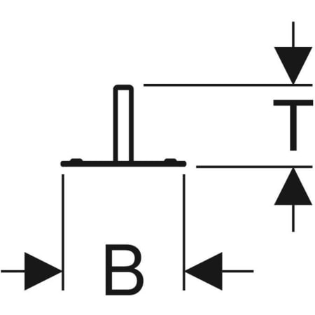 Geberit Vorwand-/Einbauelement für Bad-/Duscharmatur „Duofix“