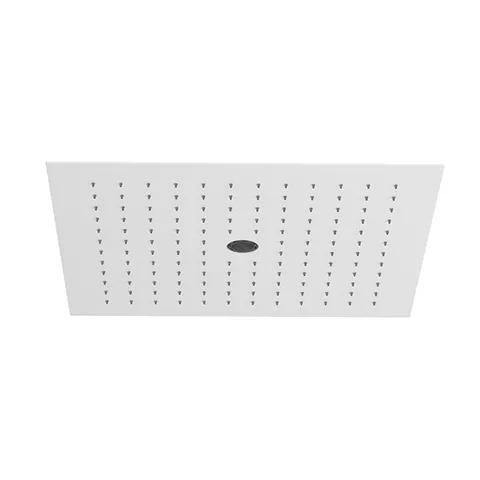 Kludi-ASANA Kopfbrause 440 x 440 mm mattweiß, Regen- und Laminarstrahl, 2 Strahlarten, Deckeneinbau