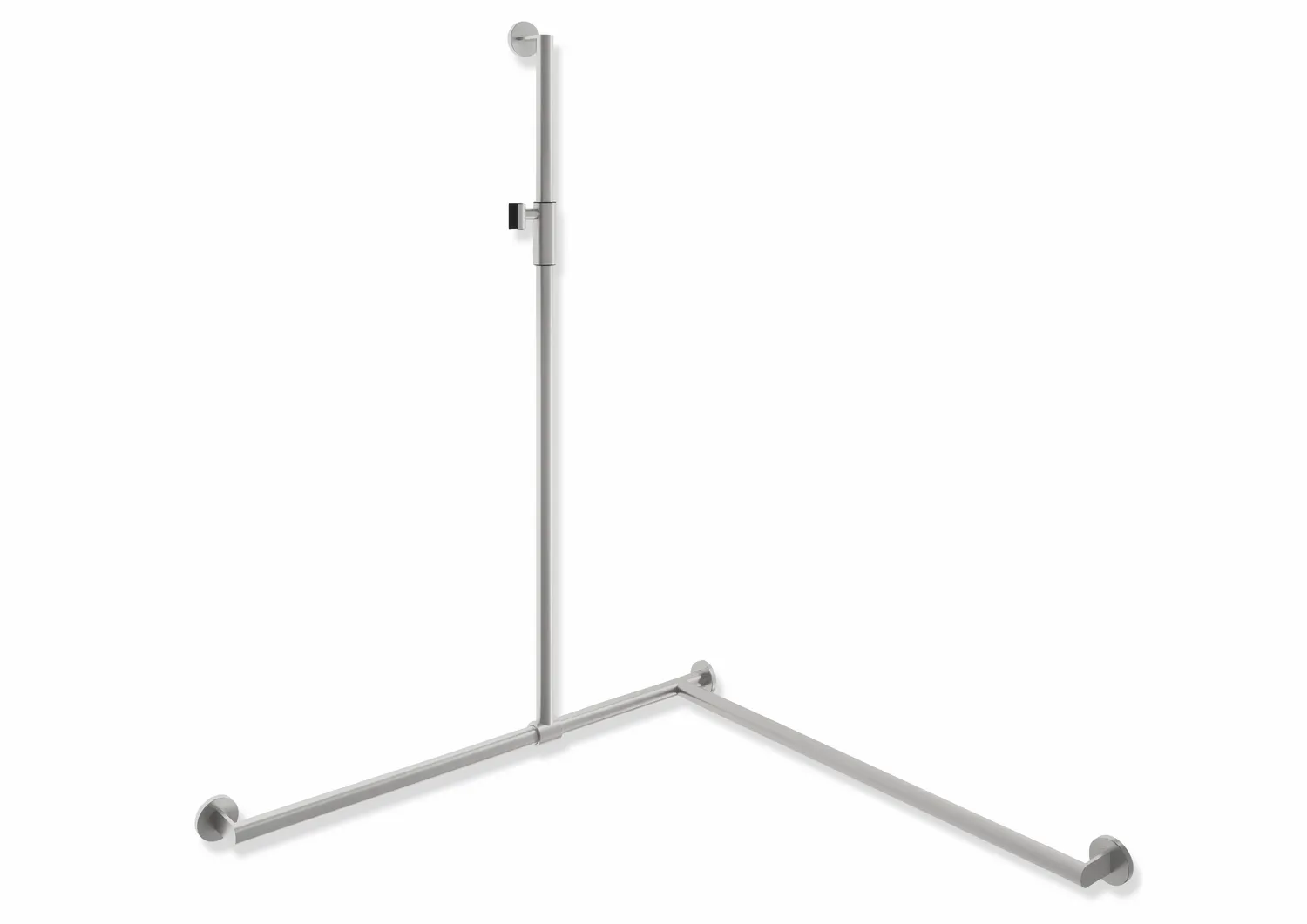HEWI Duschhandlauf System 900 PG57 Edelstahl, schliff, verschiebbarer Brausehalter, 1250mm HEWI Duschhandlauf System 900 PG57 Edelstahl, schliff, verschiebbarer Brausehalter, 1250mm