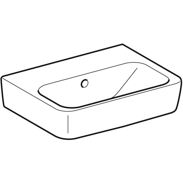 Wandwaschtisch „Renova Plan“, rechteckig 45 × 34 cm