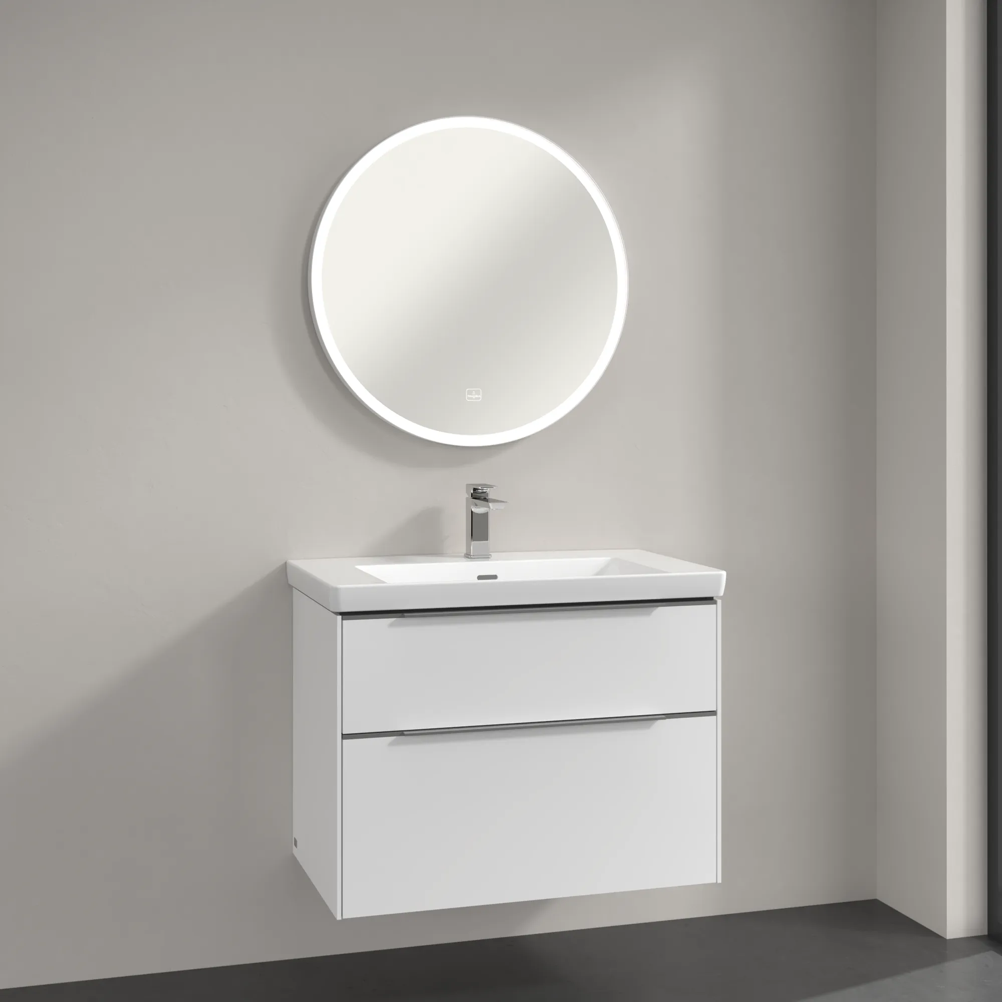 Villeroy & Boch Spiegel „Subway 3.0“ ⌀ 712 mm in White Matt Villeroy & Boch Spiegel „Subway 3.0“ ⌀ 712 mm in White Matt