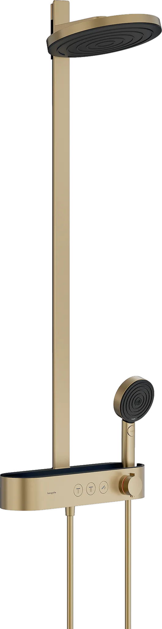 Hansgrohe Pulsify S Showerpipe 260 2jet mit ShowerTablet Select 400, Brushed Bronze Hansgrohe Pulsify S Showerpipe 260 2jet mit ShowerTablet Select 400, Brushed Bronze