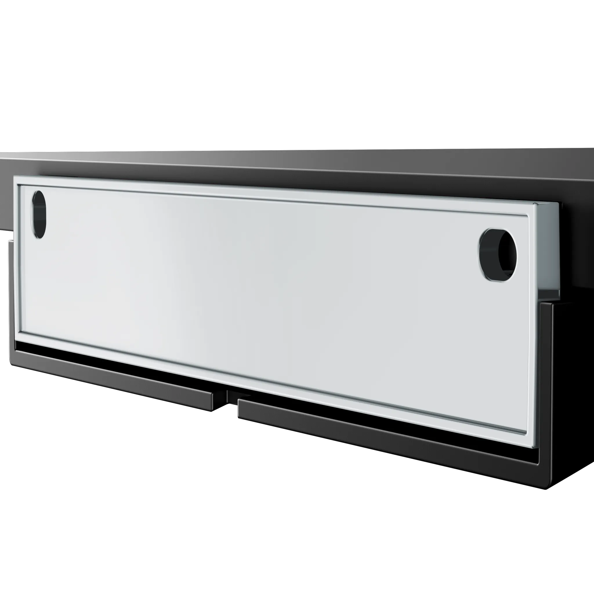 KEUCO AVENO Eckduschablage mit Glasabzieher schwarz matt KEUCO AVENO Eckduschablage mit Glasabzieher schwarz matt