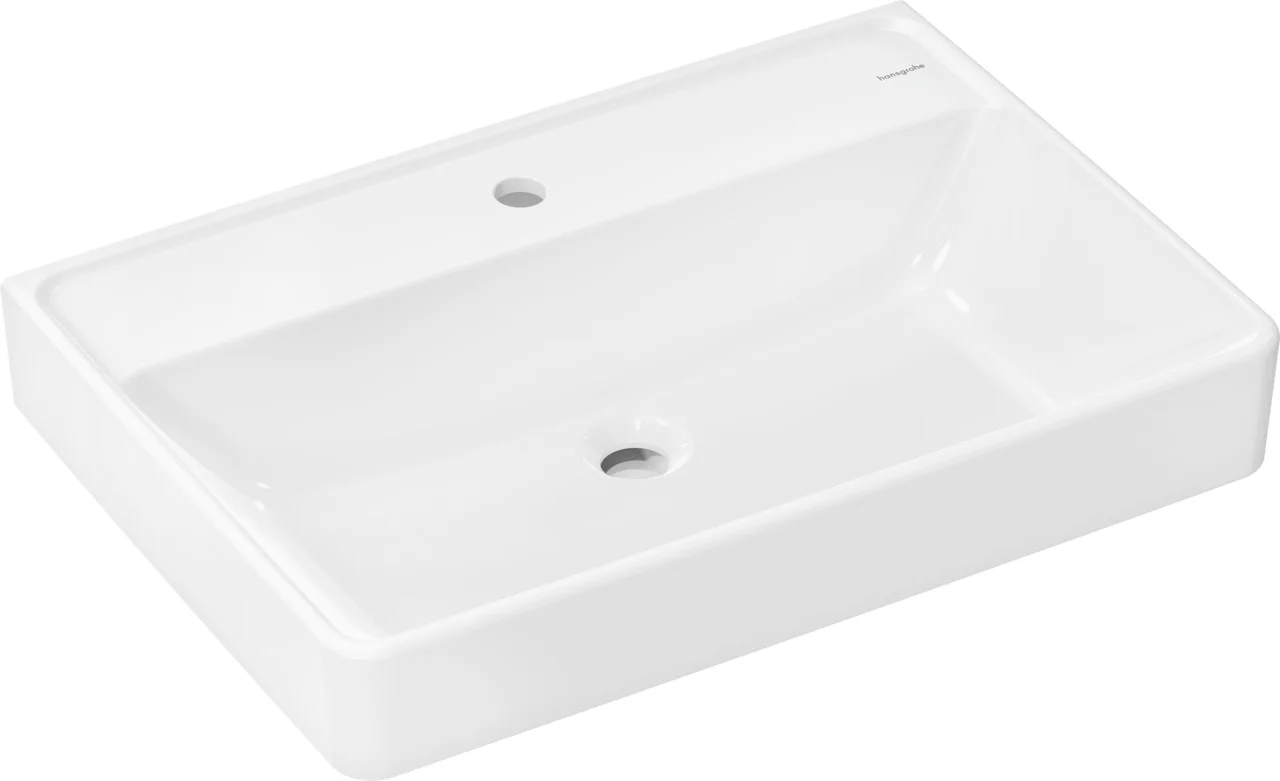 Hansgrohe Xanuia Q Waschtisch 700x480 mm, glänzend, wandhängend, mit Hahnloch, ohne Überlauf Hansgrohe Xanuia Q Waschtisch 700x480 mm, glänzend, wandhängend, mit Hahnloch, ohne Überlauf
