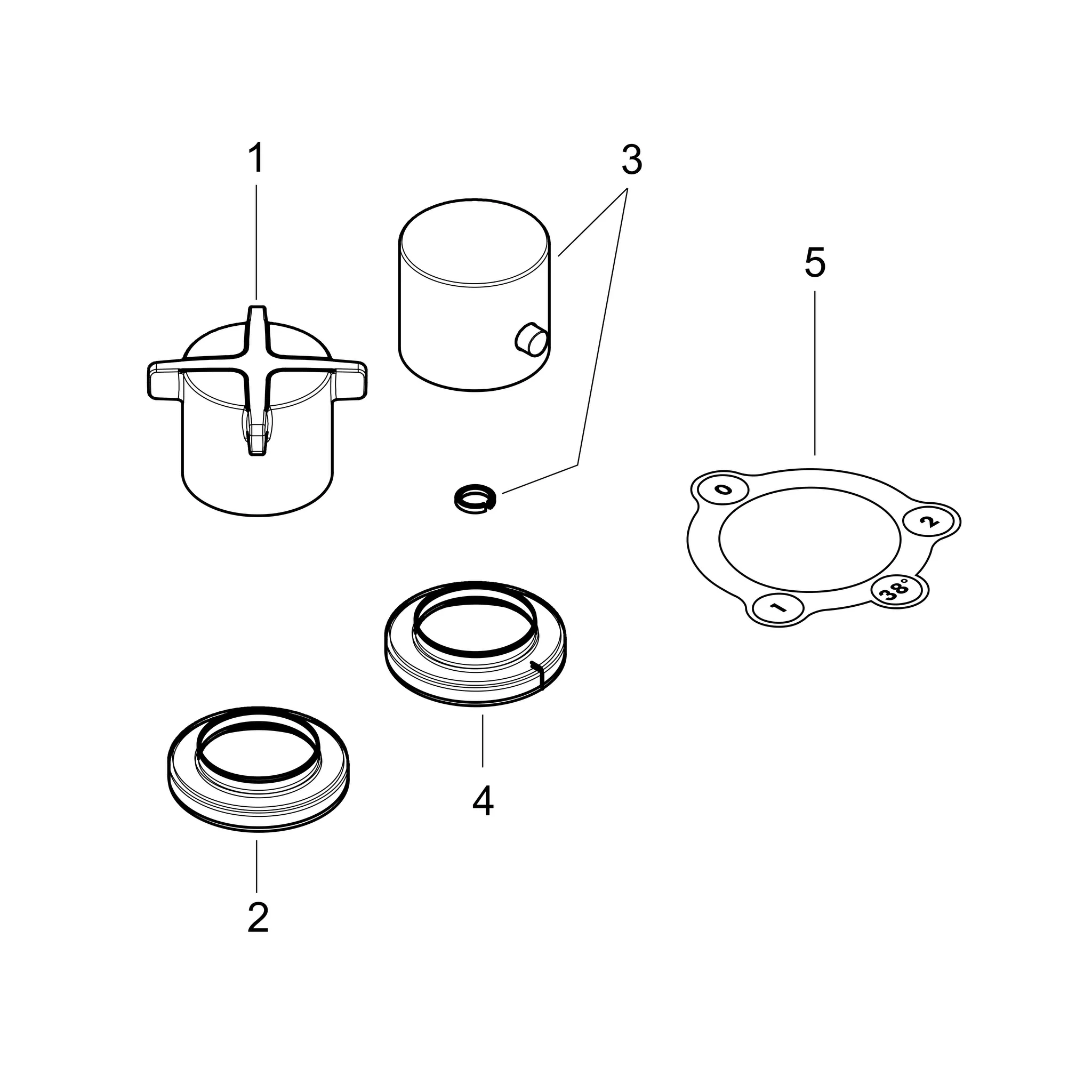 2-Loch Thermostat Axor Citterio E F-Set chrom Wannenrandmontage 2-Loch Thermostat Axor Citterio E F-Set chrom Wannenrandmontage