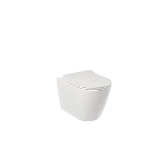 Kludi-RESA R Spiralflush-Wand-WC 52 cm, P-förmiger Abfluss, Weiß glänzend Kludi-RESA R Spiralflush-Wand-WC 52 cm, P-förmiger Abfluss, Weiß glänzend