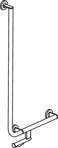 HEWI Haltegriff Ausführung rechts „System 900“ in Dunkelgrau tiefmatt HEWI Haltegriff Ausführung rechts „System 900“ in Dunkelgrau tiefmatt