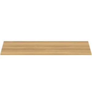 Waschtischplatte i.life B ohne Ausschnitt 1204x506x18mm Weiß matt