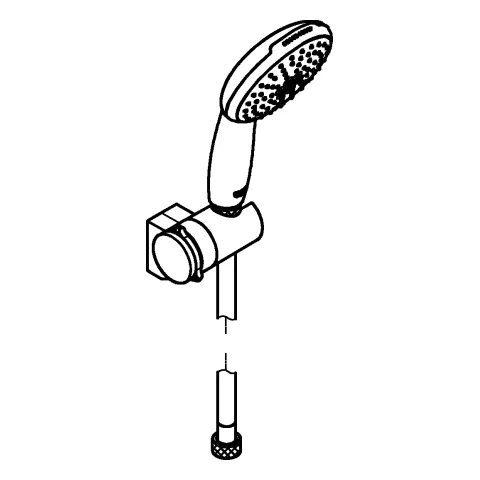 Grohe Tempesta 110 Wandhalterset chrom Grohe Tempesta 110 Wandhalterset chrom