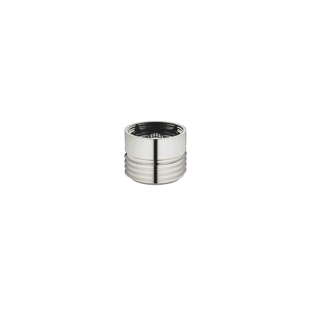 Dornbracht Adapter für Brauseabgang SERIENNEUTRAL Platin 3/8" x 1/2"