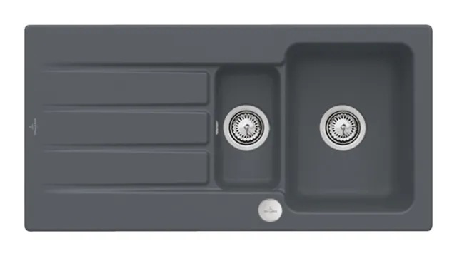 Villeroy & Boch Einbau-Küchenspülbecken „Architectura“ 60 XR 1000 × 510 × 220 mm in Graphite Villeroy & Boch Einbau-Küchenspülbecken „Architectura“ 60 XR 1000 × 510 × 220 mm in Graphite