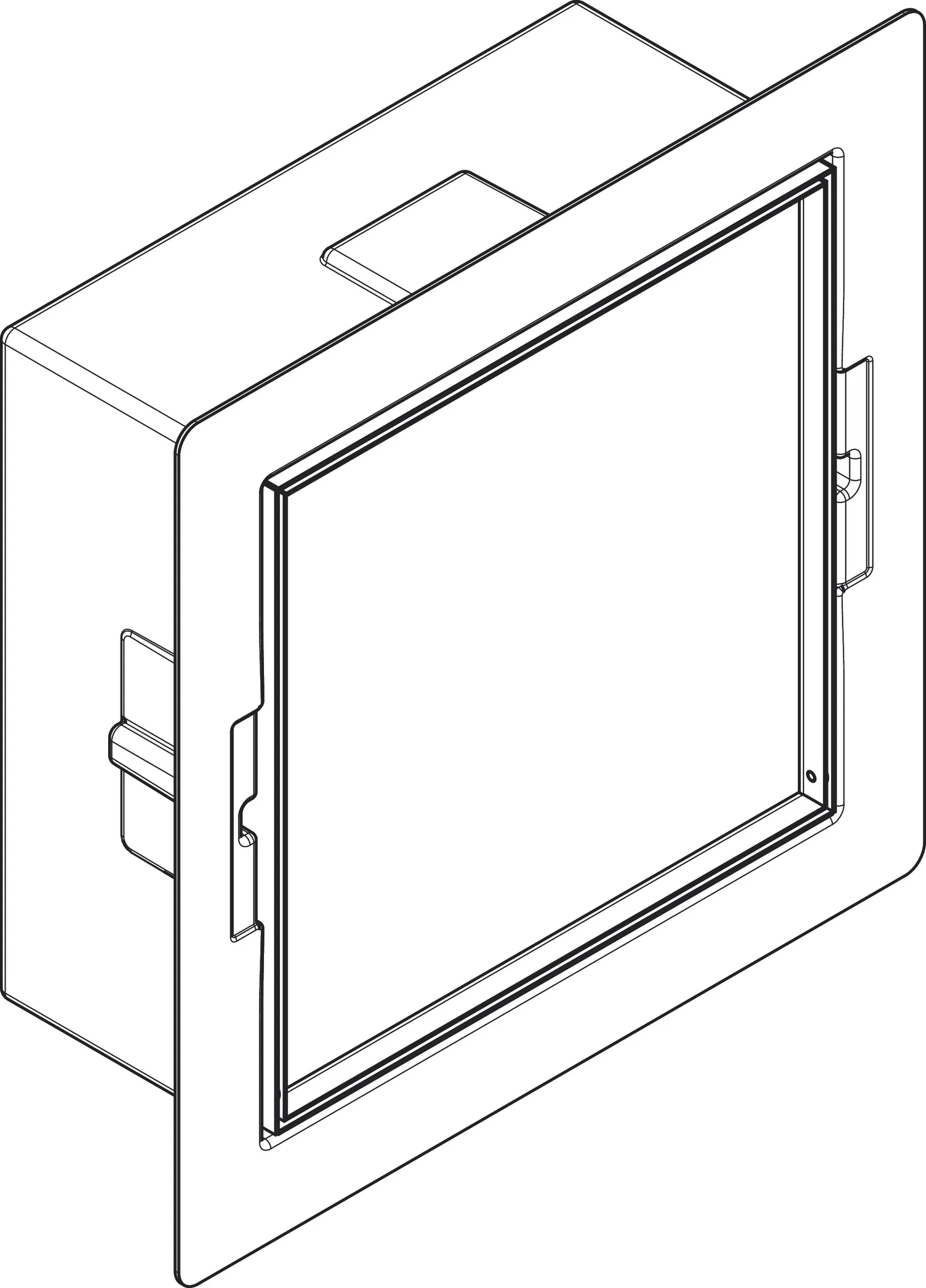 Hansgrohe XtraStoris Rock Einbau Abfalleimer Mattschwarz
