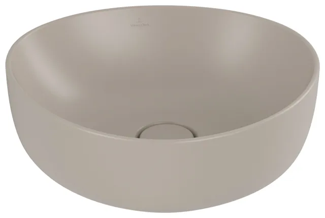 Villeroy & Boch Aufsatzwaschtisch „Antao“ 400 × 395 × 150 mm, ohne Hahnlochbohrung in Almond Villeroy & Boch Aufsatzwaschtisch „Antao“ 400 × 395 × 150 mm, ohne Hahnlochbohrung in Almond