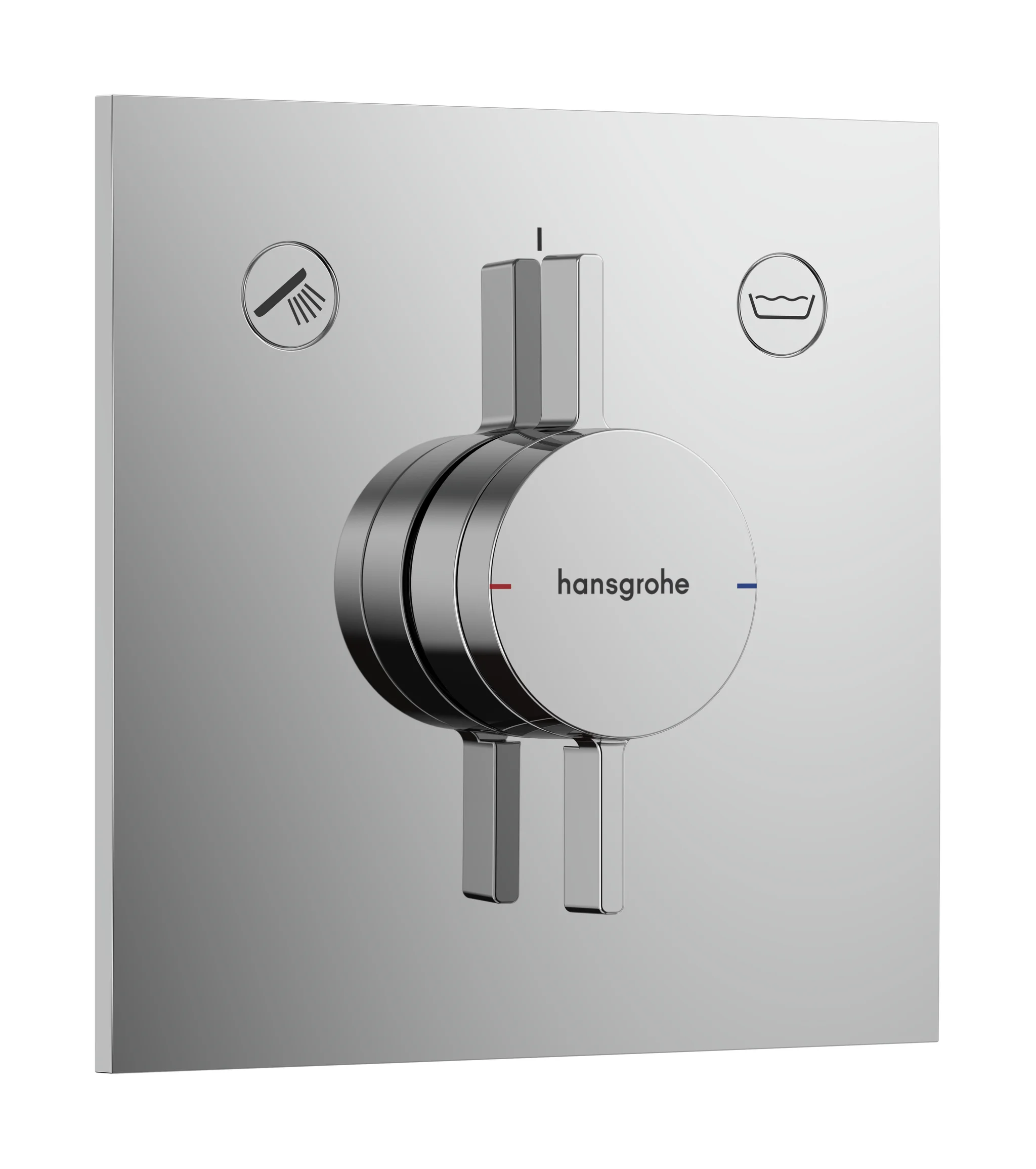 Hansgrohe DuoTurn E Mischer Unterputz, Chrom, 2 Verbraucher, maximale Durchflussmenge 29,5 l/min bei 3 bar, Keramikmischsystem, einfache Installation mit vormontiertem Funktionsblock Hansgrohe DuoTurn E Mischer Unterputz, Chrom, 2 Verbraucher, maximale Durchflussmenge 29,5 l/min bei 3 bar, Keramikmischsystem, einfache Installation mit vormontiertem Funktionsblock