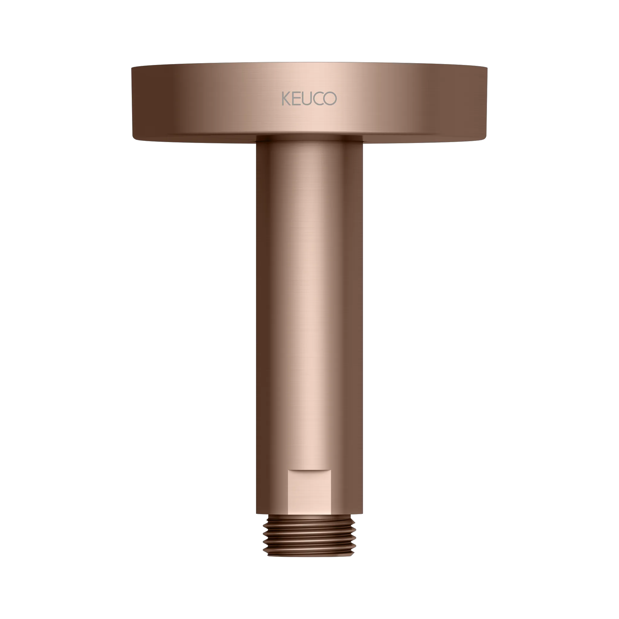 KEUCO Brausearm Deckenmontage rund 100 mm Rotgold gebürstet KEUCO Brausearm Deckenmontage rund 100 mm Rotgold gebürstet