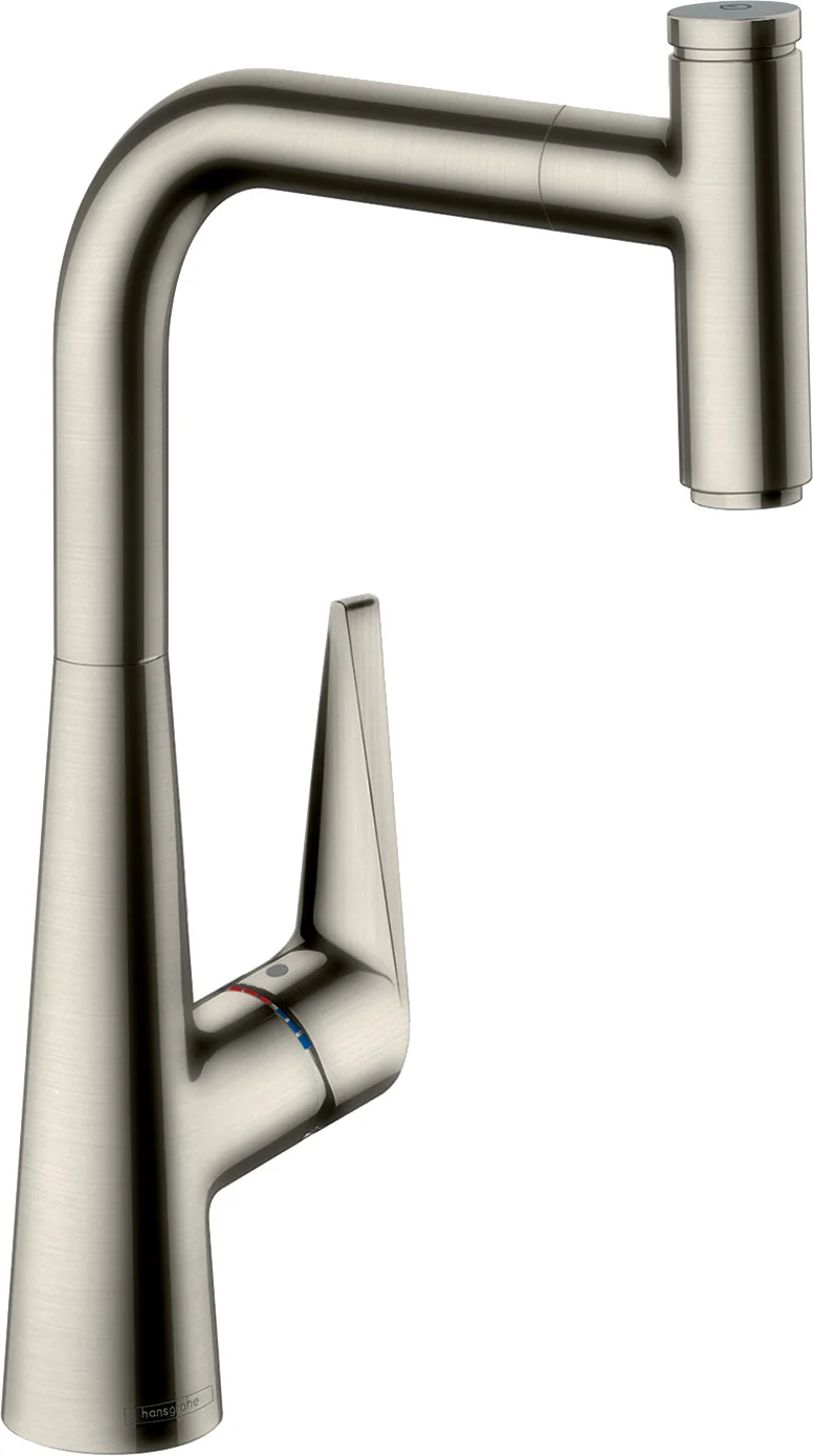Hansgrohe Talis Select M51 Einhebel-Küchenmischer 300 mit Ausziehauslauf, 1 Jet, Chrom, Schwenkbereich 110° oder 150°, max. Durchfluss 8 l/min, Keramikmischsystem Hansgrohe Talis Select M51 Einhebel-Küchenmischer 300 mit Ausziehauslauf, 1 Jet, Chrom, Schwenkbereich 110° oder 150°, max. Durchfluss 8 l/min, Keramikmischsystem