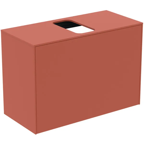 Ideal Standard Waschtischunterschrank Conca, 1 Auszug, mittigem Ausschnitt, 802x373x550mm, Sunset Ideal Standard Waschtischunterschrank Conca, 1 Auszug, mittigem Ausschnitt, 802x373x550mm, Sunset