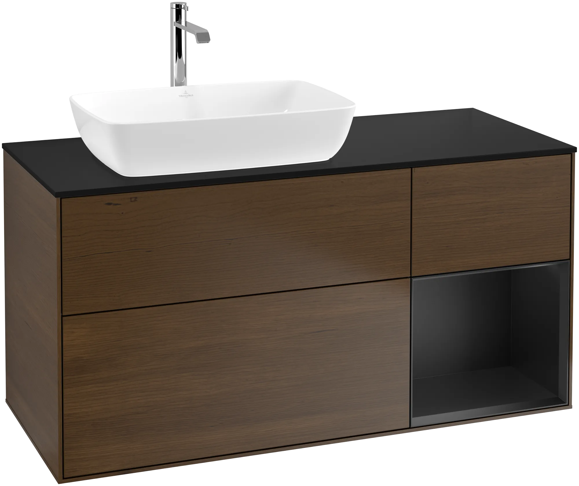 Villeroy & Boch Finion Waschbeckenunterschrank F81 1200x603x501mm mit Beleuchtung