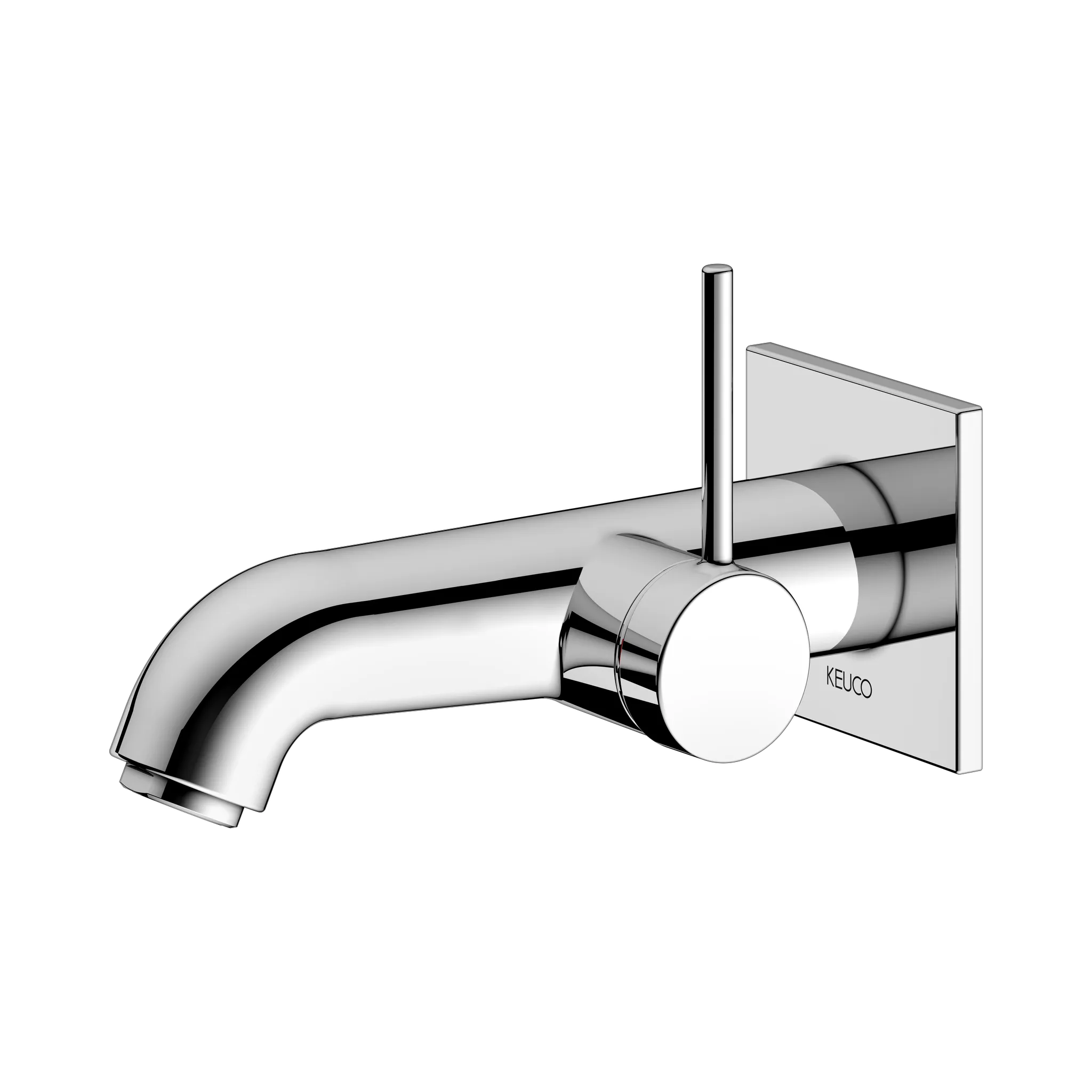 KEUCO IXMO Einhebel-Waschtischmischer Unterputz 1 Loch IXMO Soft für Wandmontage, eckig Ausladung 165 mm/IXMO Soft verchromt KEUCO IXMO Einhebel-Waschtischmischer Unterputz 1 Loch IXMO Soft für Wandmontage, eckig Ausladung 165 mm/IXMO Soft verchromt