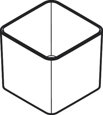 Hansgrohe IntraStoris Box klein Basis Set 90⁄90mm Dunkel- Hansgrohe IntraStoris Box klein Basis Set 90⁄90mm Dunkel-