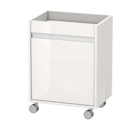 Duravit Rollcontainer „Ketho“ 50 × 67 × 36 cm Weiß Hochglanz Duravit Rollcontainer „Ketho“ 50 × 67 × 36 cm Weiß Hochglanz