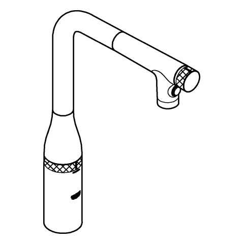 Spültischbatterie Essence SmartControl 31892, ausziehbare Dual Spülbrause, chrom Spültischbatterie Essence SmartControl 31892, ausziehbare Dual Spülbrause, chrom