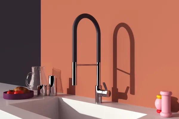 Ideal Standard Gusto Küchenarmatur BD421AA, Semi-Pro 2-Funktionsbrause, Chrom Ideal Standard Gusto Küchenarmatur BD421AA, Semi-Pro 2-Funktionsbrause, Chrom