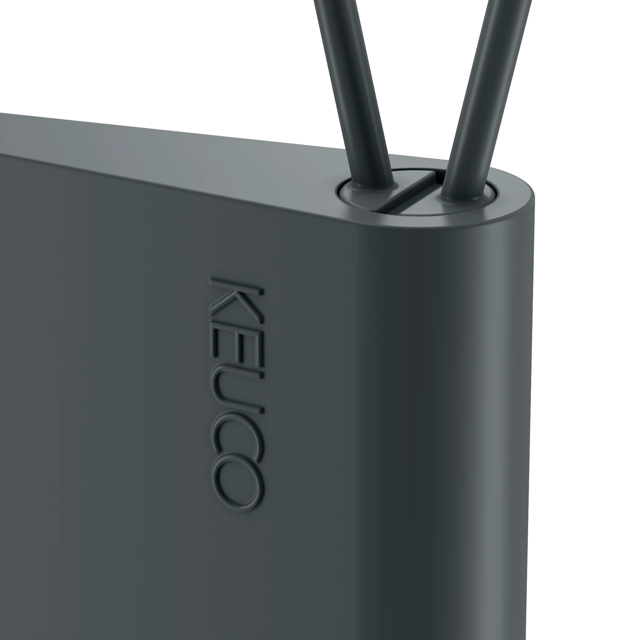 KEUCO Duschabzieher mit klebbarer Wandhalterung grau KEUCO Duschabzieher mit klebbarer Wandhalterung grau