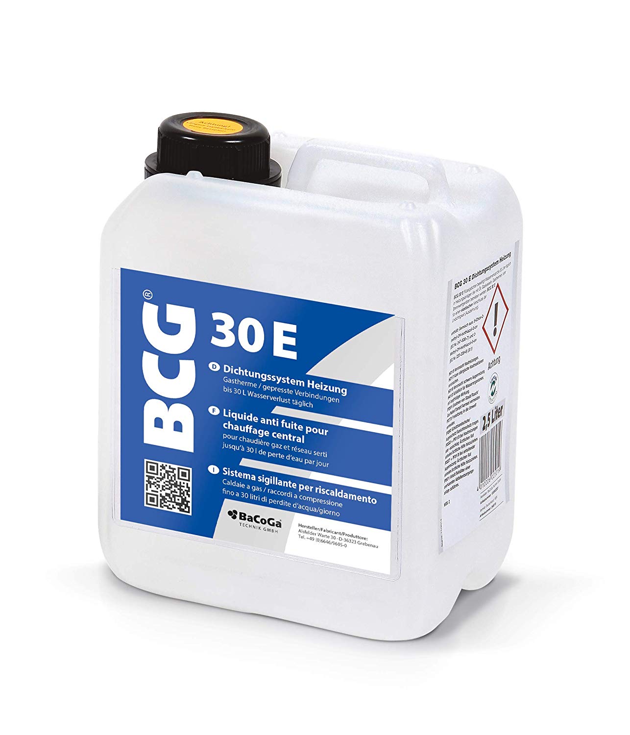 BaCoGa Flüssigdichtmittel gegen Wasserverlust in Kunststoffrohren BCG 30 E (2,5 Liter)