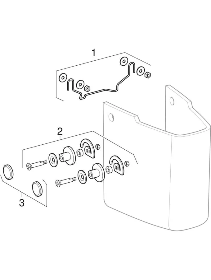 Halbsäule für Waschtisch „Renova Plan“ Halbsäule für Waschtisch „Renova Plan“